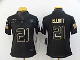 Women Nike Cowboys 21 Ezekiel Elliott Black 2020 Salute To Service Limited Jersey,baseball caps,new era cap wholesale,wholesale hats
